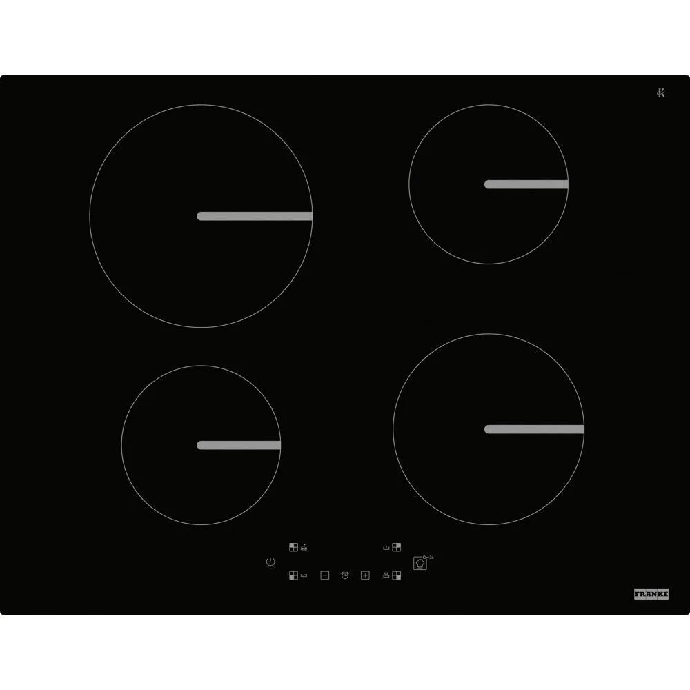 Індукційна варильна поверхня Franke Smart FSM 654 I BK, чорна, з функцією Slider та обмеженням потужності.