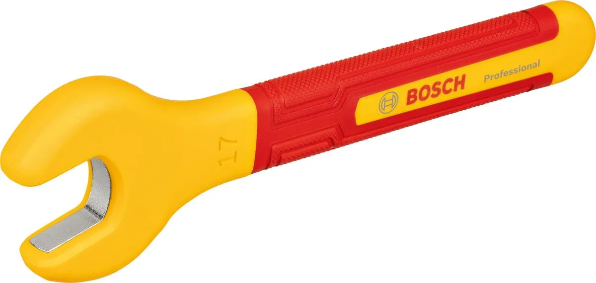 Гайковий ключ ізольований Bosch Professional 17 мм VDE для електроустановок ріжковий накидний