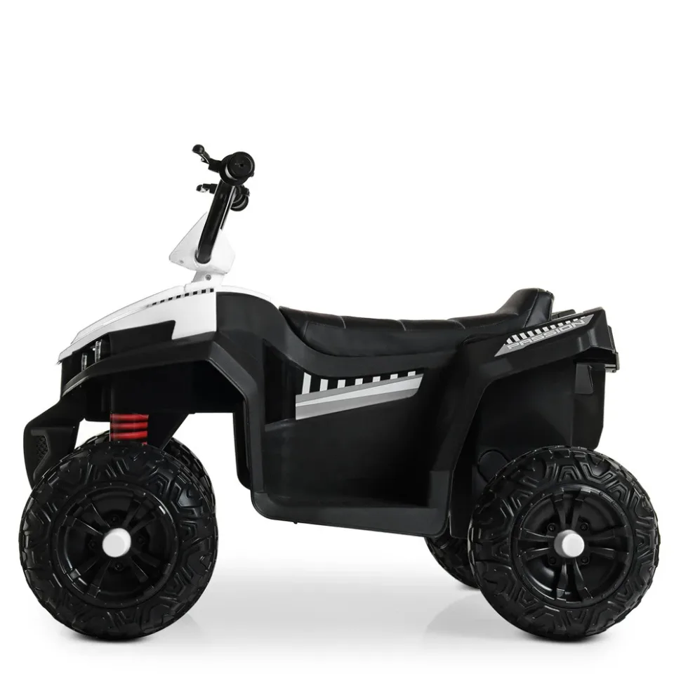 Дитячий електромобіль Bambi Racer екокожа 88х54х63 см коричневий до 30 кг