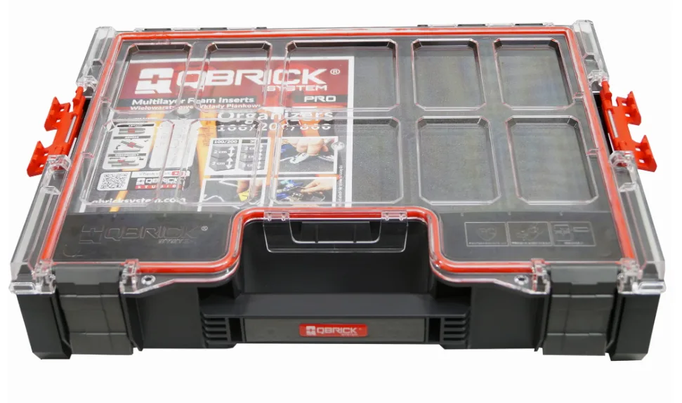 Органайзер Qbrick пластик 452х358х110 мм чорний з поролоном