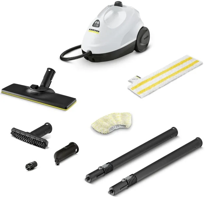Пароочисник Karcher SC 2 EasyFix, 1500 Вт, 1000 мл, 32 Бар, білий