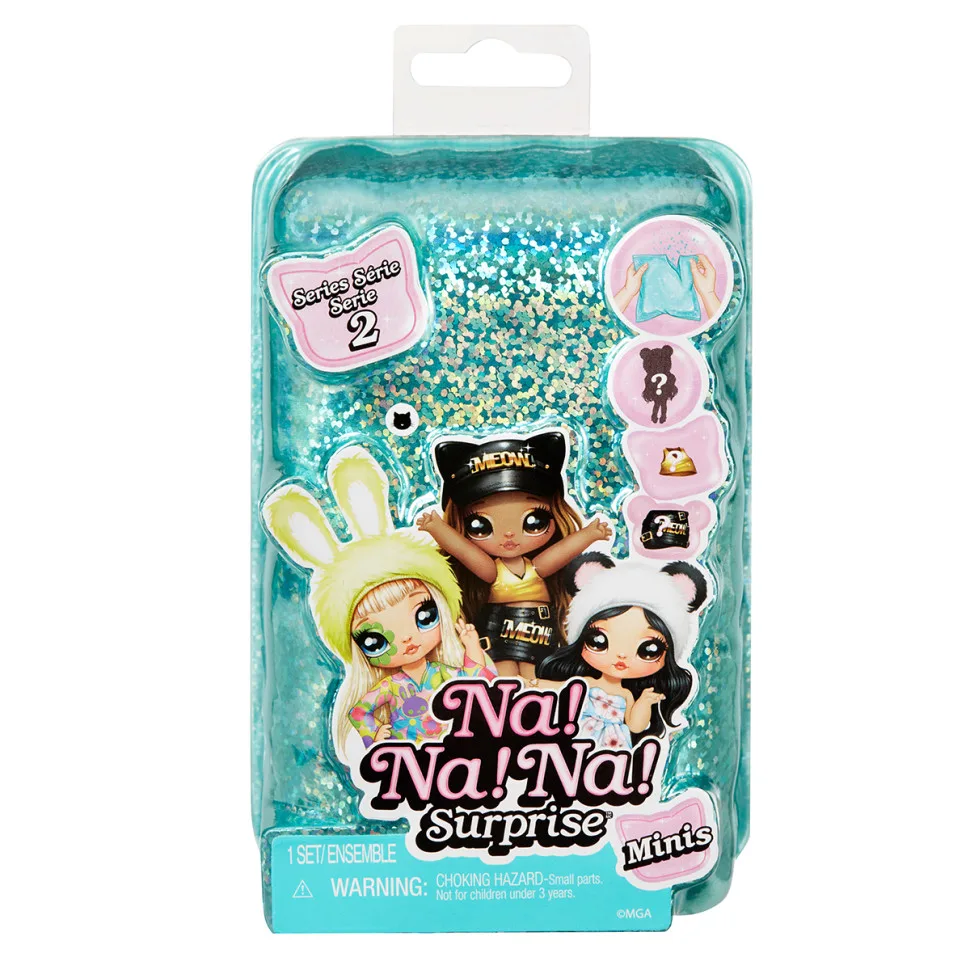 Игровой набор с куклой Na! Na! Na! Surprise Minis S2 мягкая 10 см комбинированный разные цвета