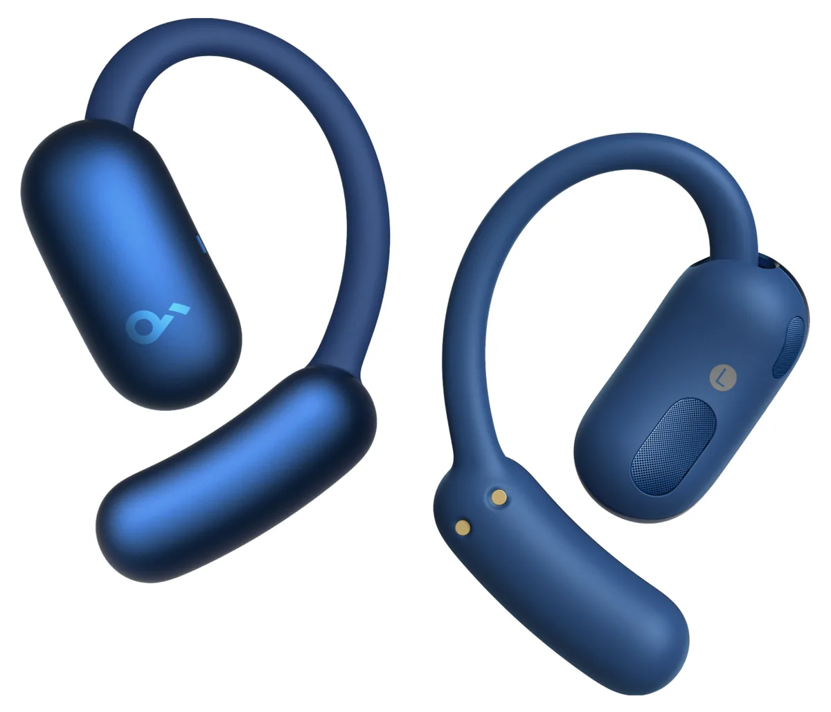 Гарнитура Anker беспроводная пластиковая синяя для спорта с влагозащитой IP55.