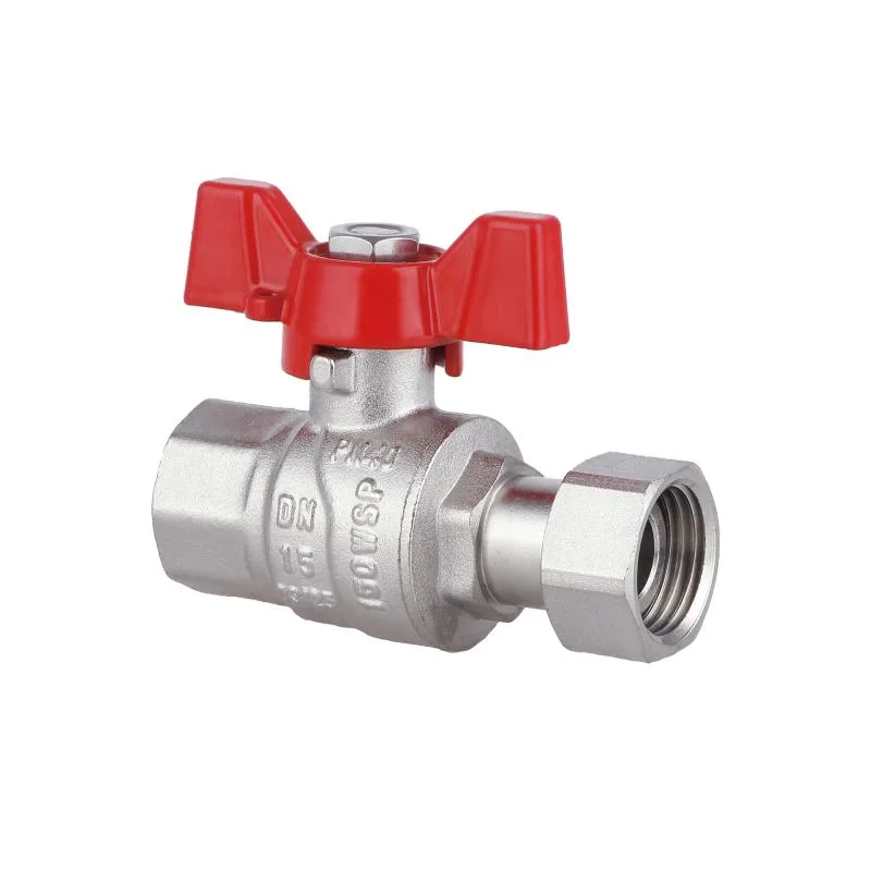 Кран кульовий Thermo Alliance Forte 1/2"x1/2" латунь запірний вентиль метелик