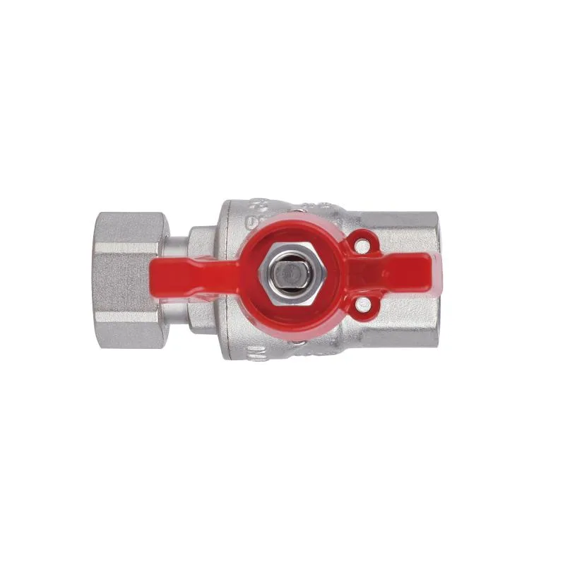 Кран кульовий Thermo Alliance Forte 1/2"x1/2" латунь запірний вентиль метелик