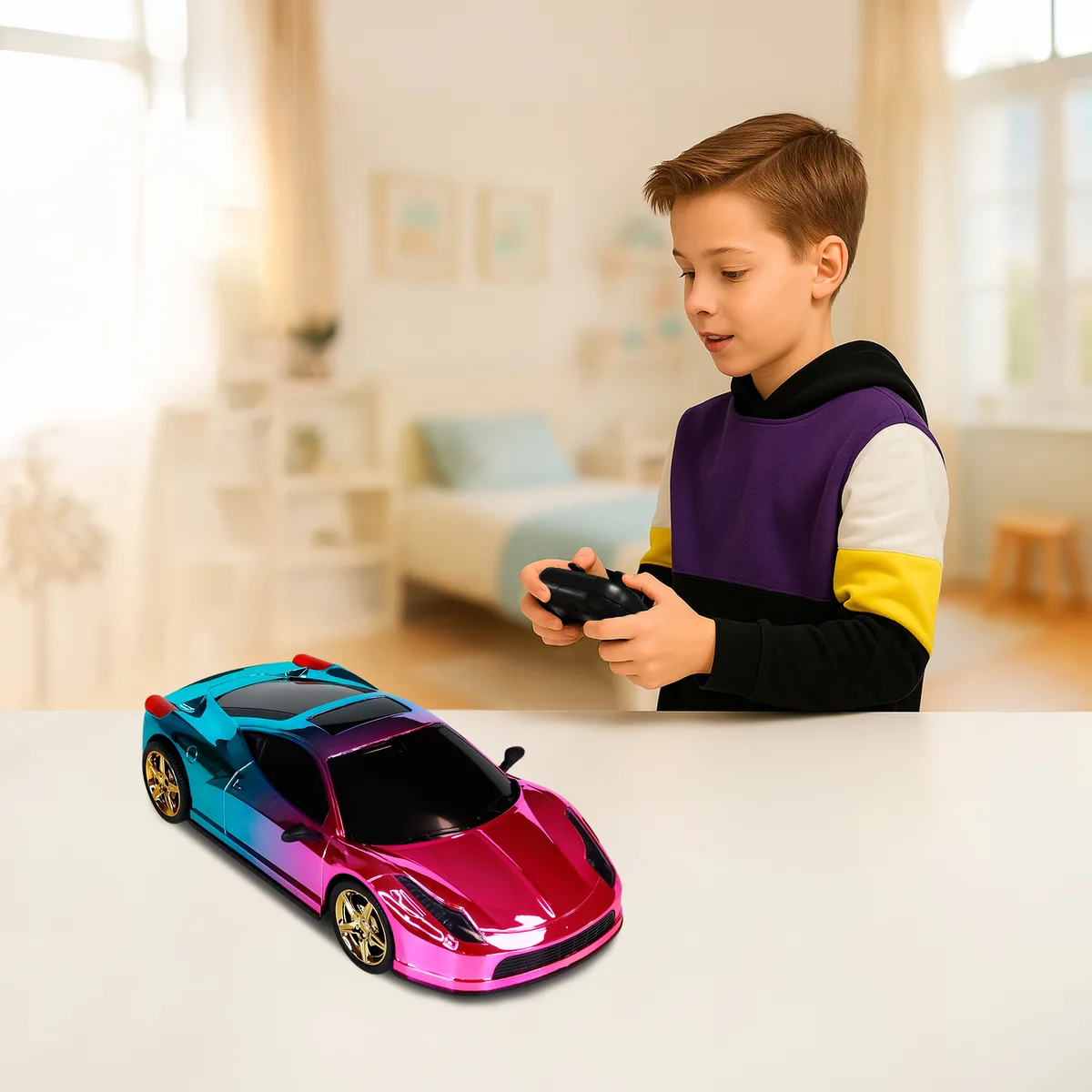 Автомобіль KS Drive р/к пластикова 1:12 хамелеон