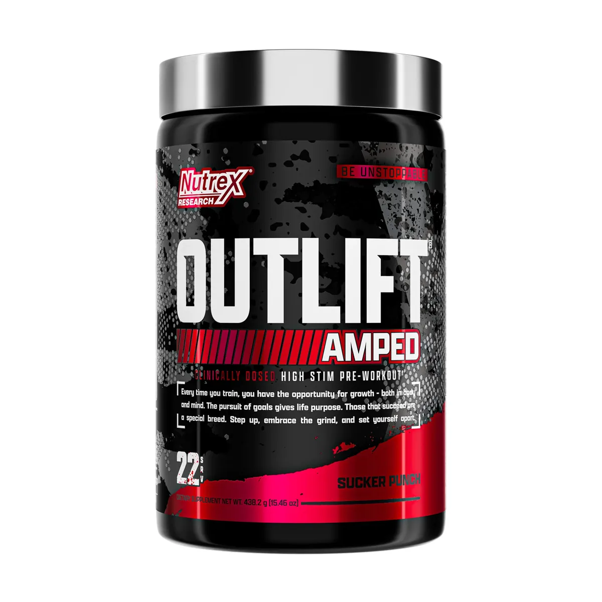 Nutrex Outlift Amped передтренувальний комплекс 438,2 г Sucker Punch