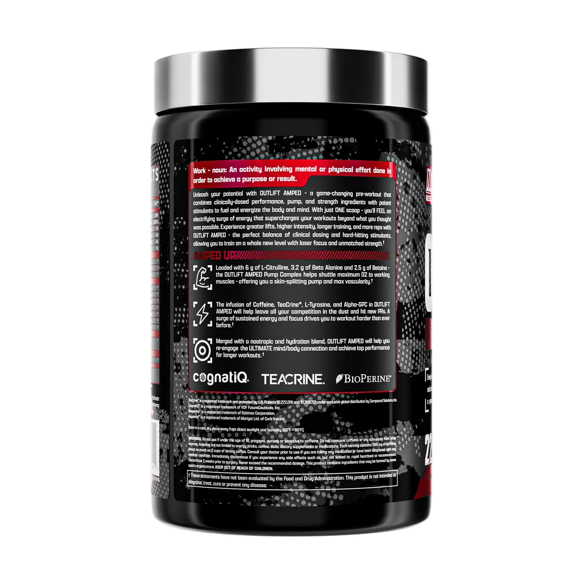 Nutrex Outlift Amped передтренувальний комплекс 438,2 г Sucker Punch