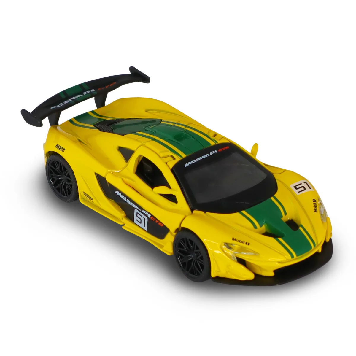 Автомодель TechnoDrive металл 1 43 желтая