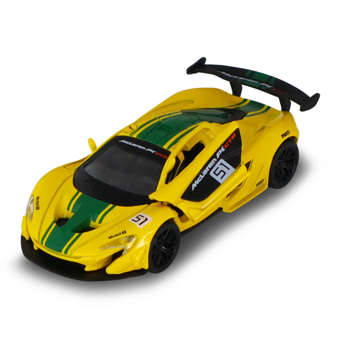 Автомодель TechnoDrive металл 1 43 желтая