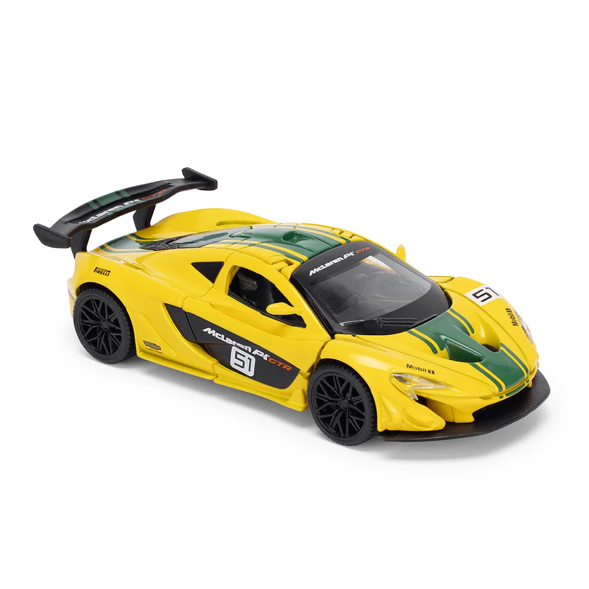Автомодель TechnoDrive металл 1 43 желтая