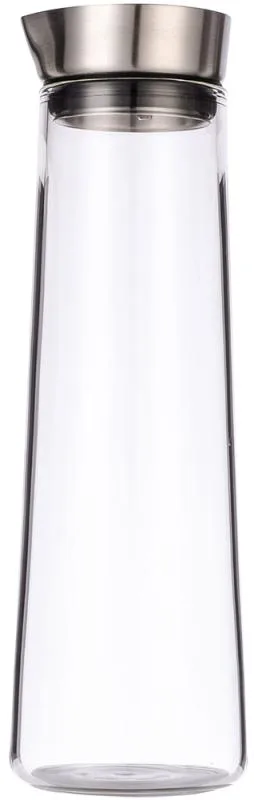 Графін скляний Kamille 1200 мл з металевою кришкою