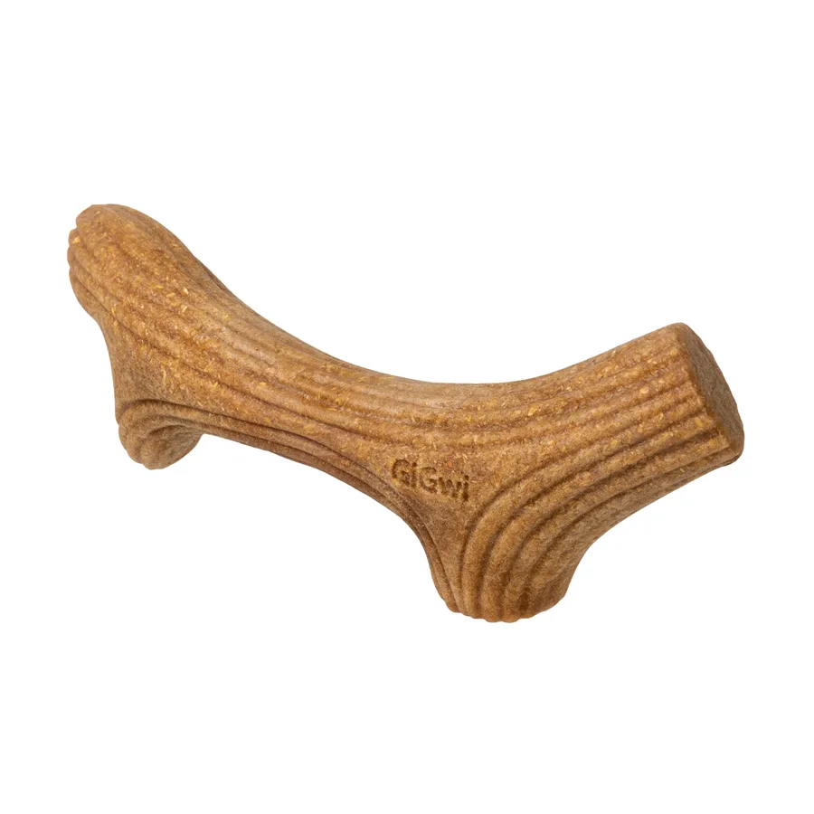 Іграшка для собак жувальна GiGwi Wooden Antler 19х2,5 см полімер M