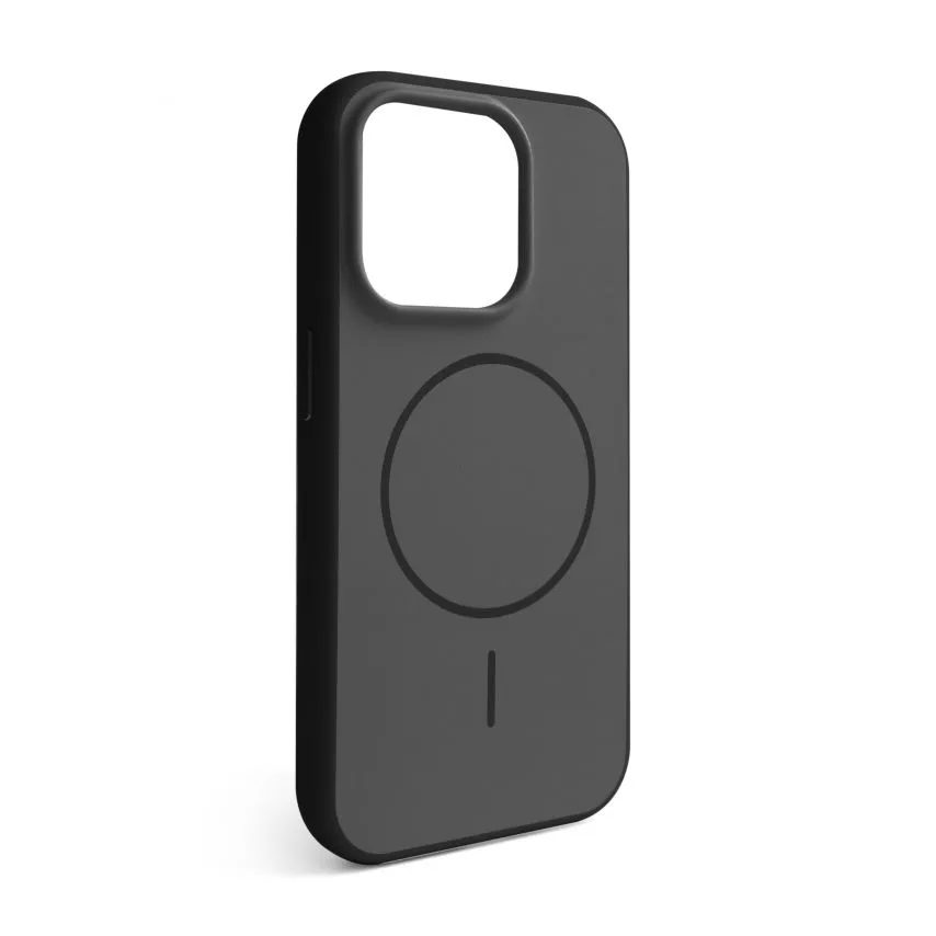 Чохол Soft Matte MagSafe TPU PC чорний для Apple iPhone 15 Pro