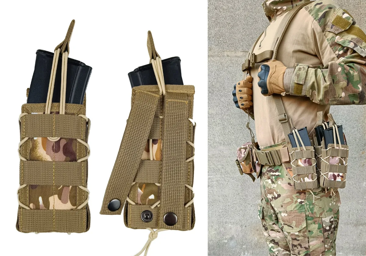 Підсумок одинарний EasyFit Cordura 1050 30 см Multicam Arid