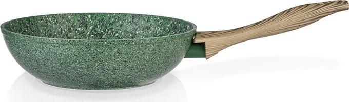 Сковорода-вок Fissman алюміній 28 см малахітова EcoStone