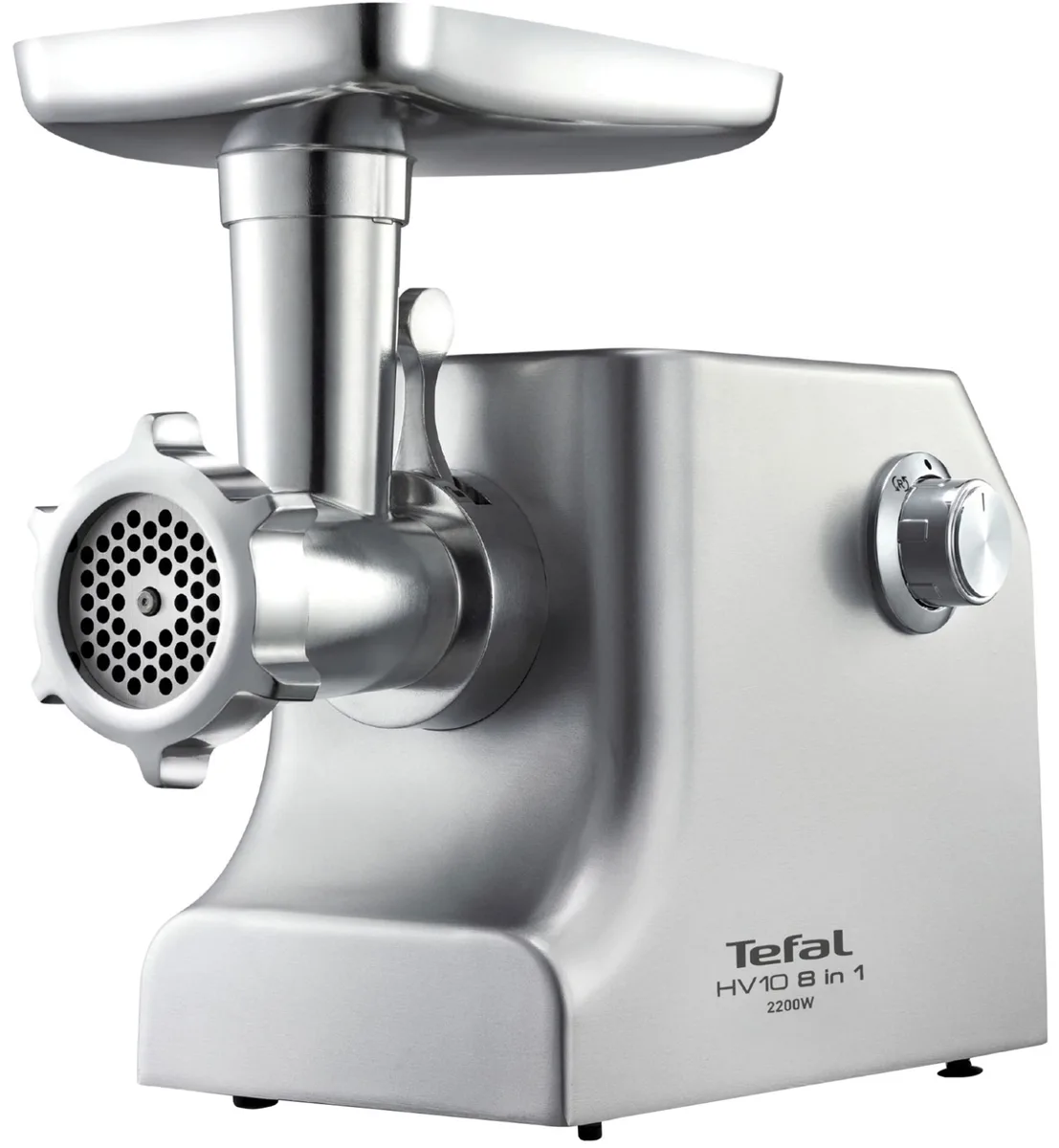 М'ясорубка Tefal 2200 Вт 5,5 кг/хв Срібляста металевий корпус 37,2х16,7х31,5 см
