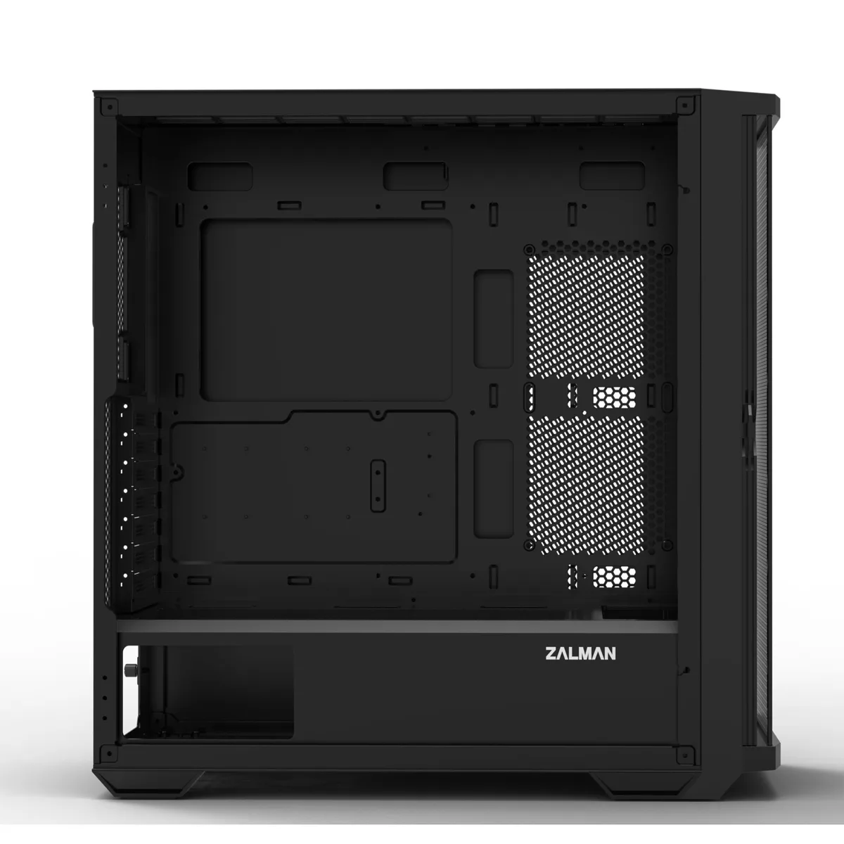 Корпус Zalman Z10 Plus без БЖ, 2xUSB3.0, 1xUSB Type-C, 3x140мм ARGB, 1x120мм ARGB, VGA 395мм, LCS ready, TG Side Panel, EATX, чорний