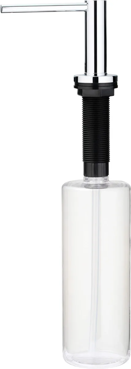 Дозатор для миючих засобів Deante Aster L, 500 мл, хромований.