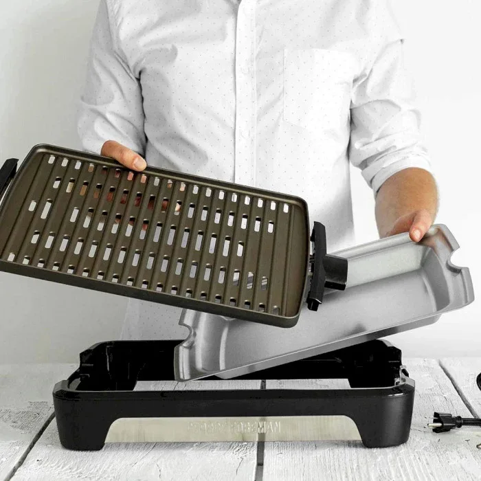 Електрогриль Russell Hobbs 1600 Вт пластик 56х33,4 см чорний