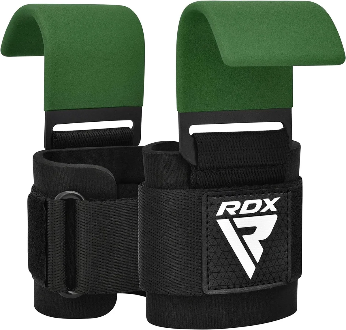 Гаки для тяги на зап'ястя RDX Inc Поліестер Універсальний Зелений
