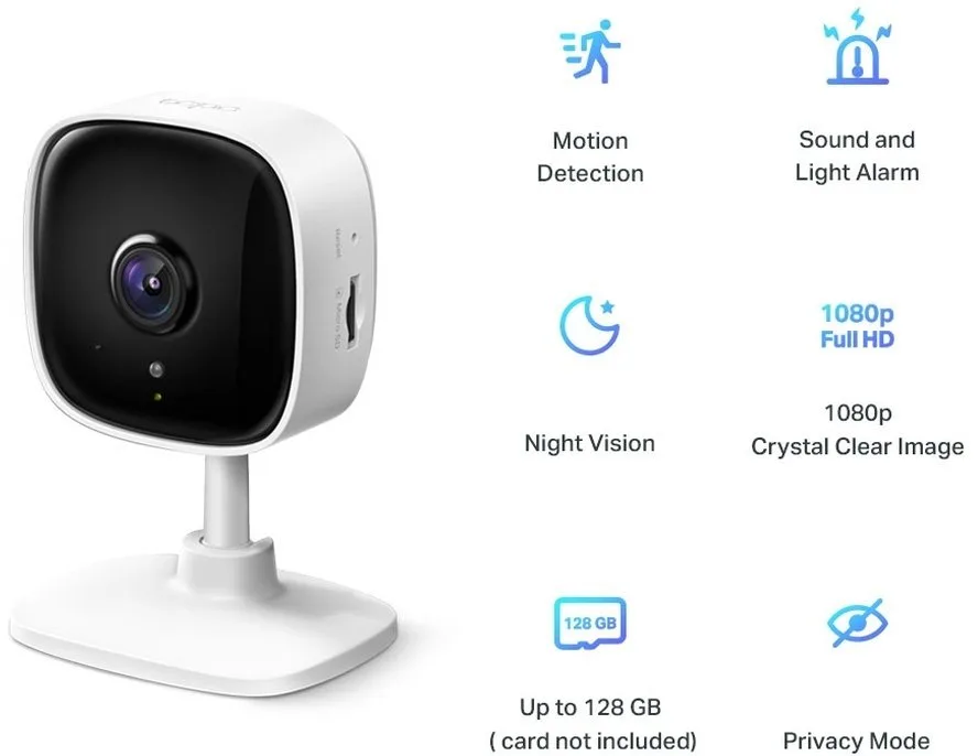 IP-Камера TP-LINK Tapo TC60 FHD N300 microSD motion detection