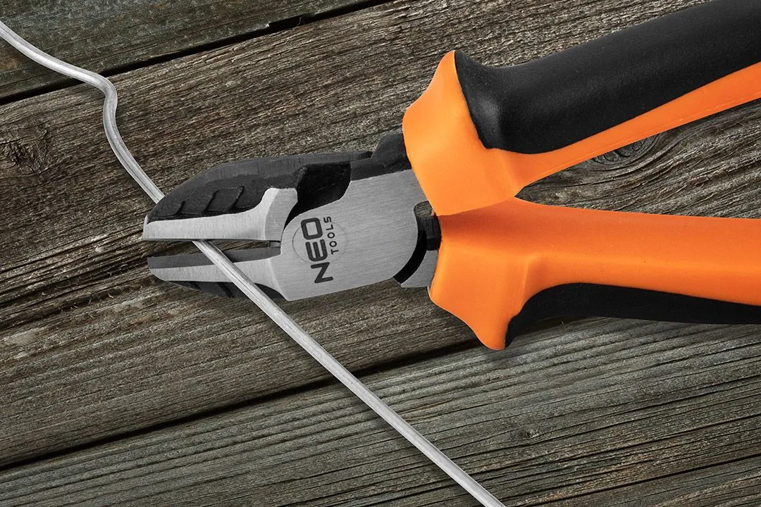 Кусачки-бокорізи Neo Tools 160мм зменшення зусиль 40% для різання дроту плоскогубці професійні