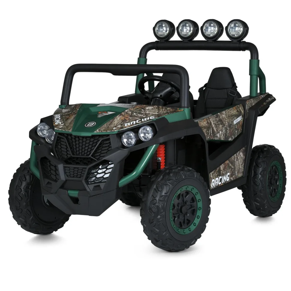 Детский электромобиль Bambi Racer экокожа 124х75х87 см Красный