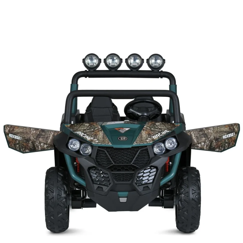 Детский электромобиль Bambi Racer экокожа 124х75х87 см Красный