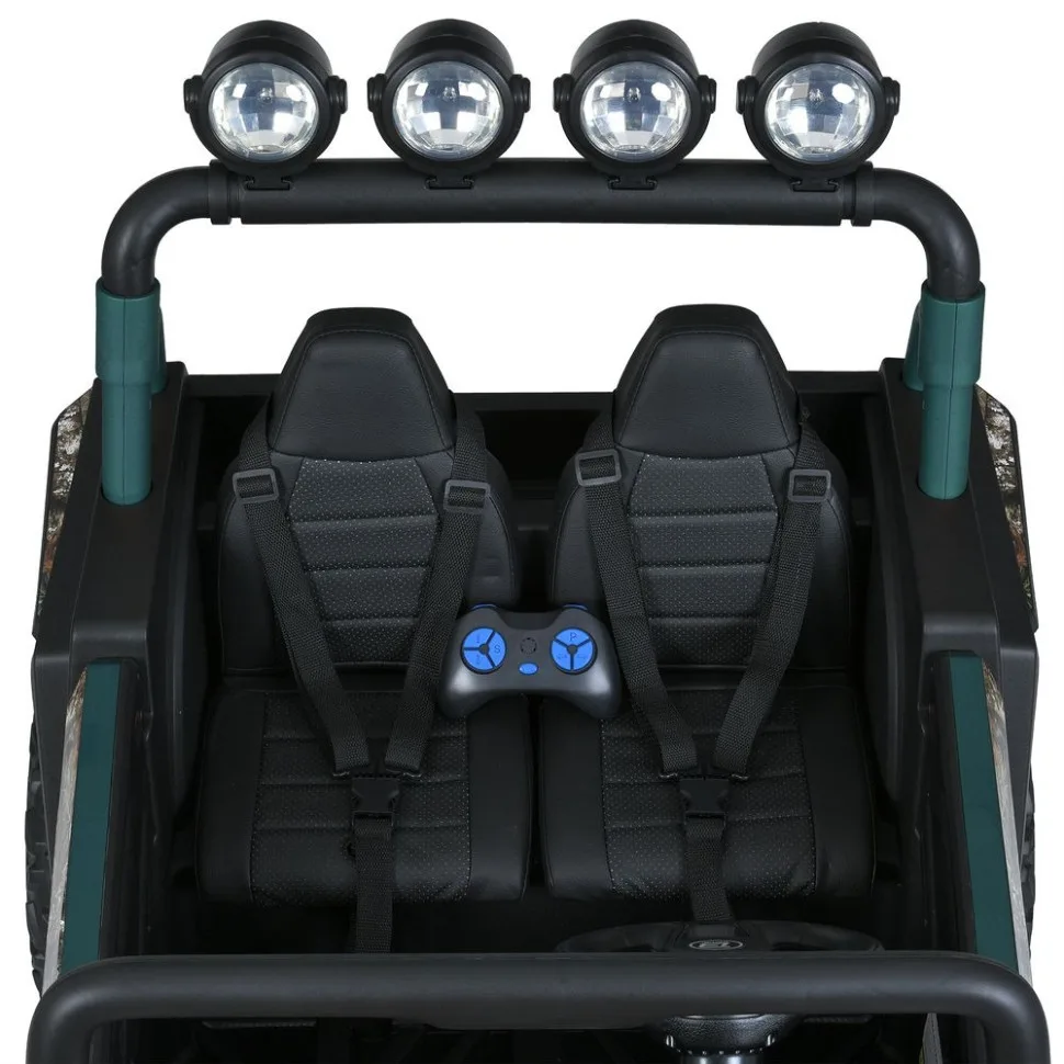 Детский электромобиль Bambi Racer экокожа 124х75х87 см Красный