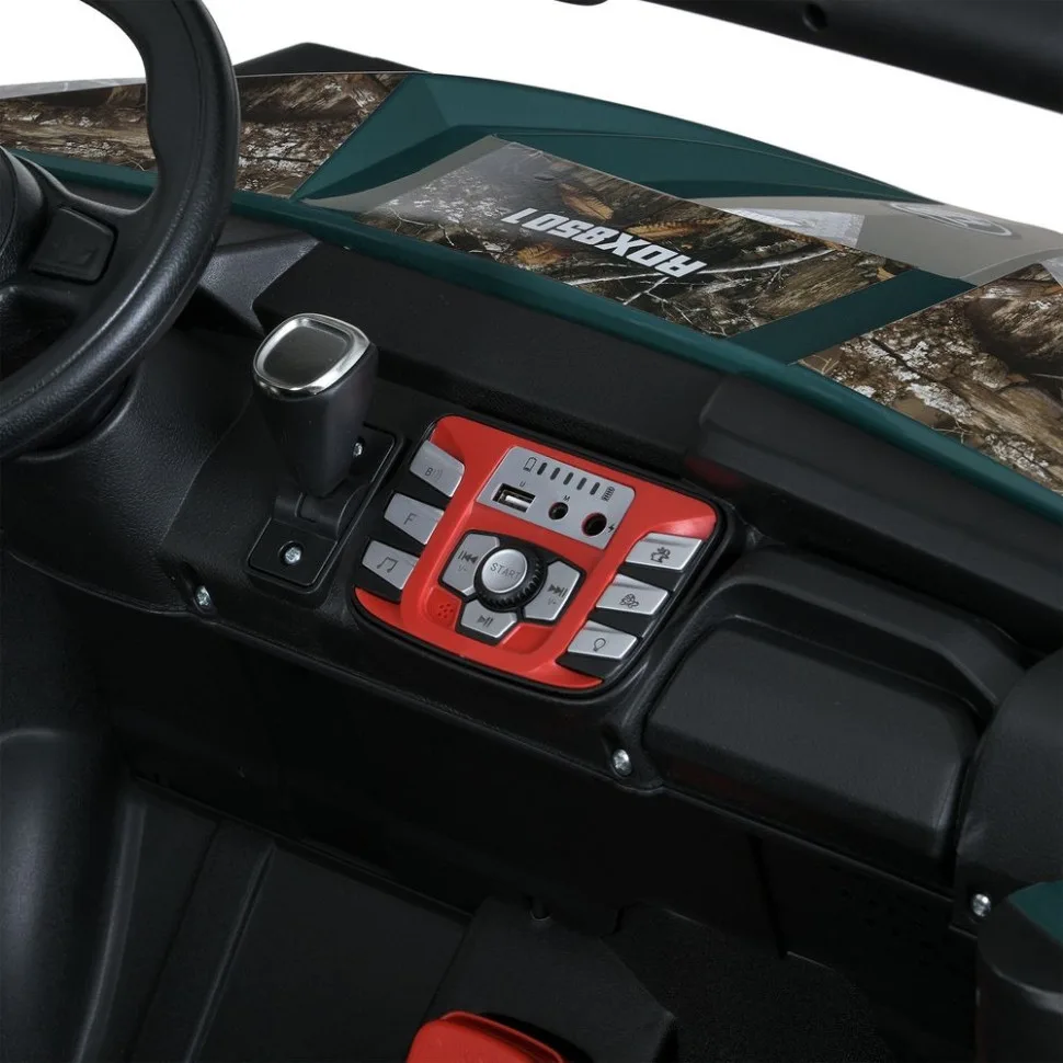 Детский электромобиль Bambi Racer экокожа 124х75х87 см Красный