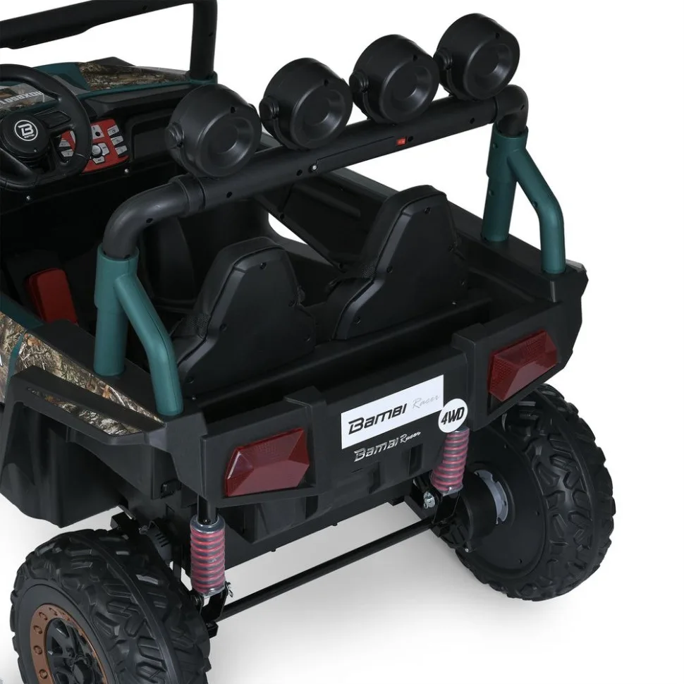 Детский электромобиль Bambi Racer экокожа 124х75х87 см Красный