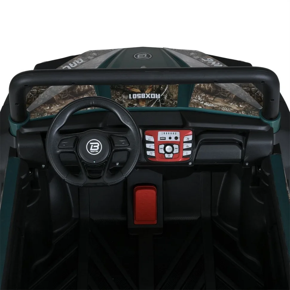 Детский электромобиль Bambi Racer экокожа 124х75х87 см Красный