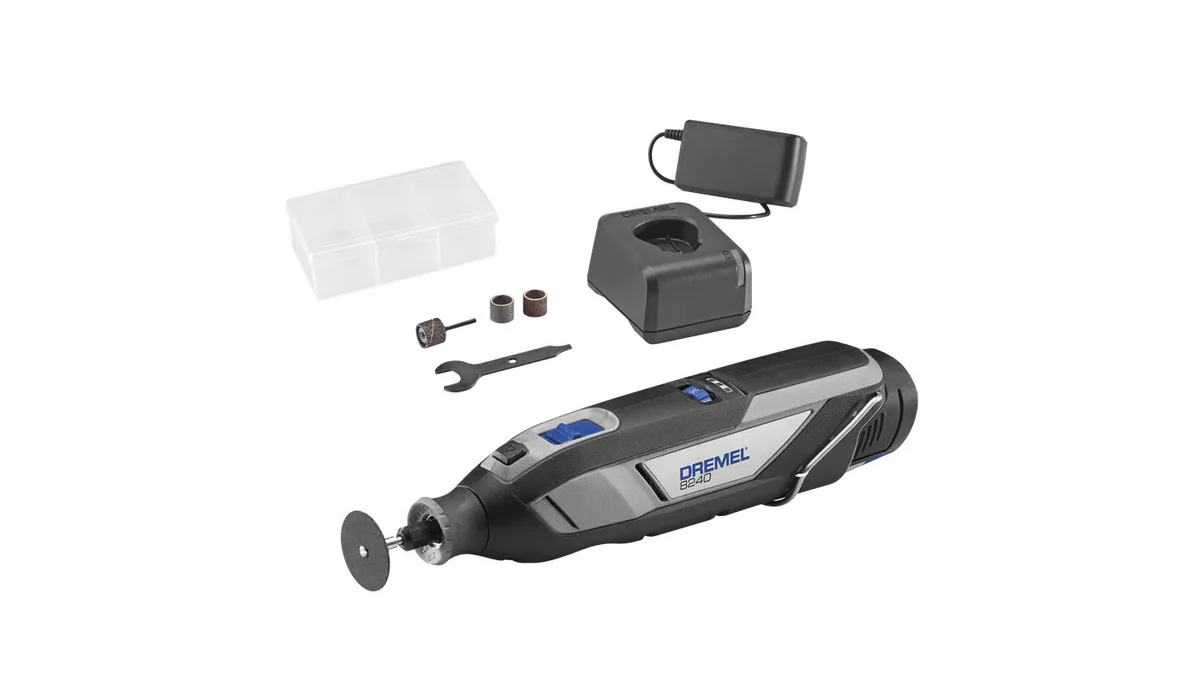 Аккумуляторная шлифовально-гравировальная машина Dremel 8240-5 12В 1х2А·час 5000-35000 об/мин, вес 066 кг