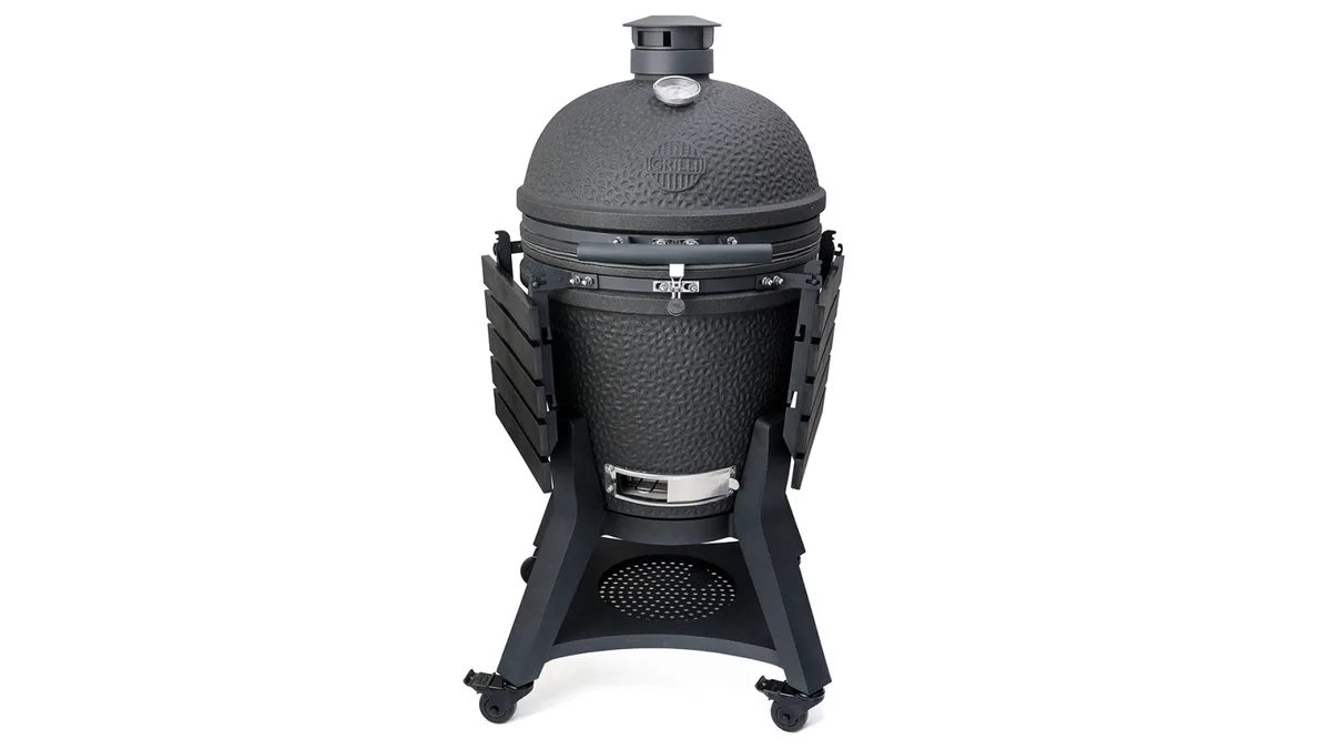 Керамічний гриль GRILLI 5 в 1 132х73-114 см Сірий
