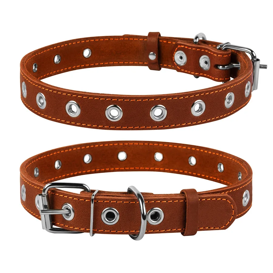 Нашийник CoLLaR 60x2,5 см шкіряний коричневий для собак середнього розміру