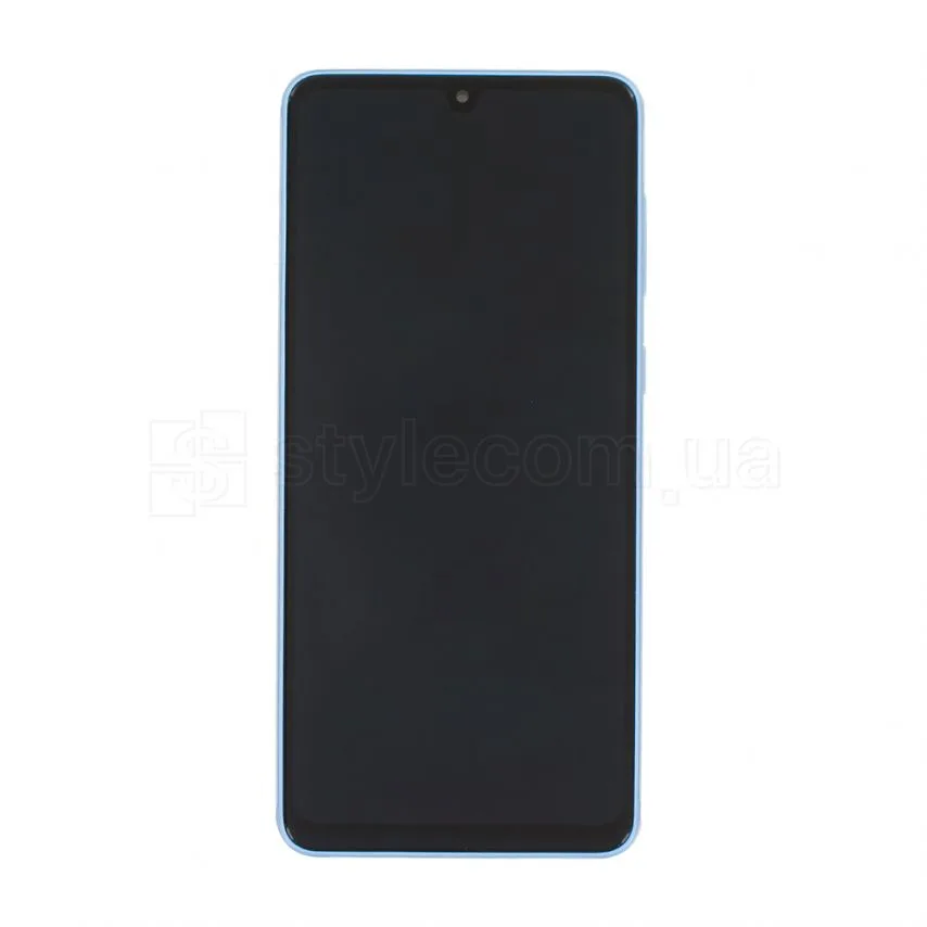 Дисплей Samsung Super AMOLED 6,4" з тачскріном та рамкою синій Service Original