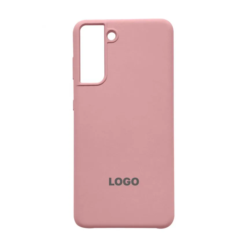 Чохол Silicone для Samsung S21 2021 силіконовий  розмір  чохол-накладка рожевий