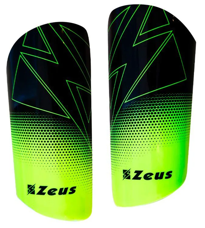 Щитки Zeus 100% поліпропілен 34-39 чорний салатовий