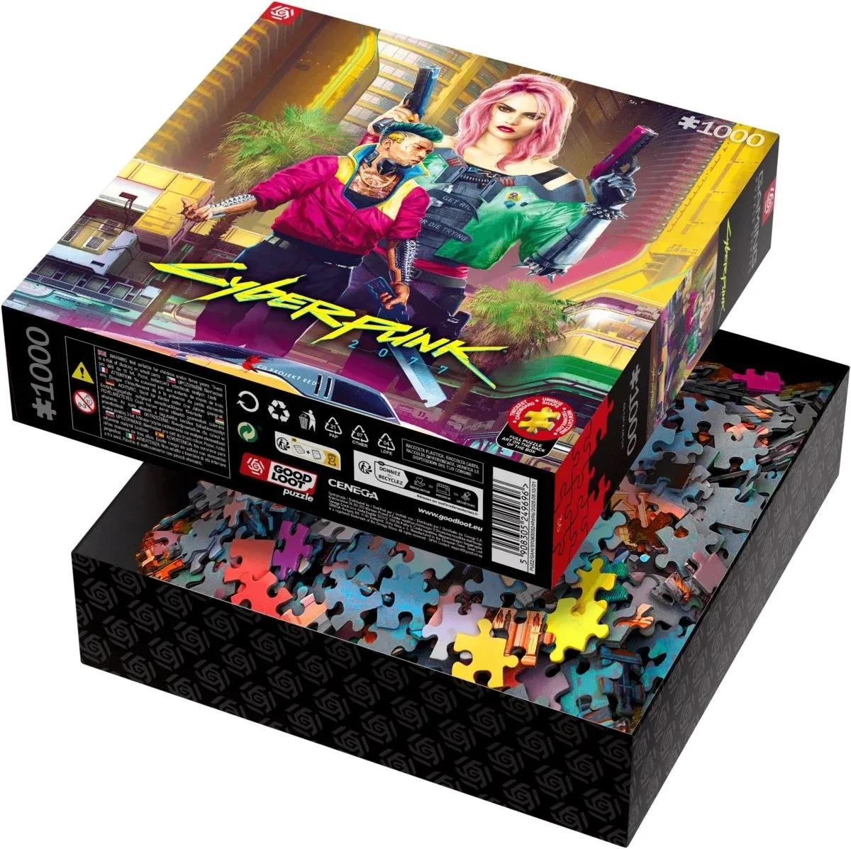 Пазл GoodLoot Cyberpunk 2077 Kitsch Style 1000 ел.