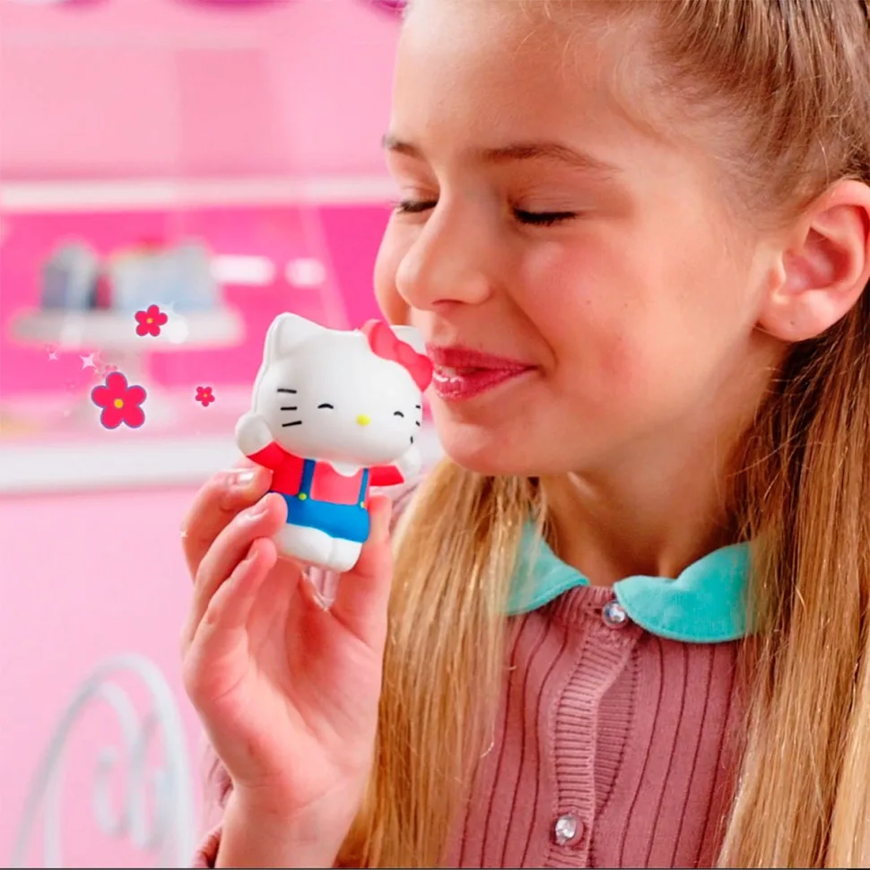 Колекційна фігурка-сюрприз HELLO KITTY КАПУЧИНО пластик 8 см рожева #sbabam