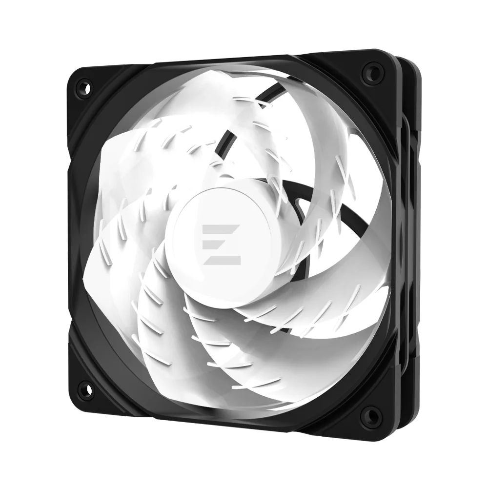 Корпусной вентилятор Zalman AF120R ARGB 120мм, 800-1500 об/мин, 4pin, PWM, 3pin+5V ARGB, 24,3 дБА, черный.