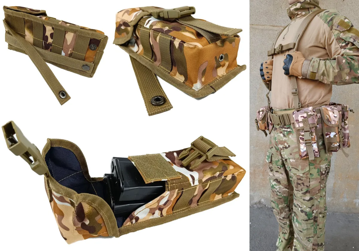Підсумок EasyFit під два магазини АК Cordura 1050 23 см Multicam Arid
