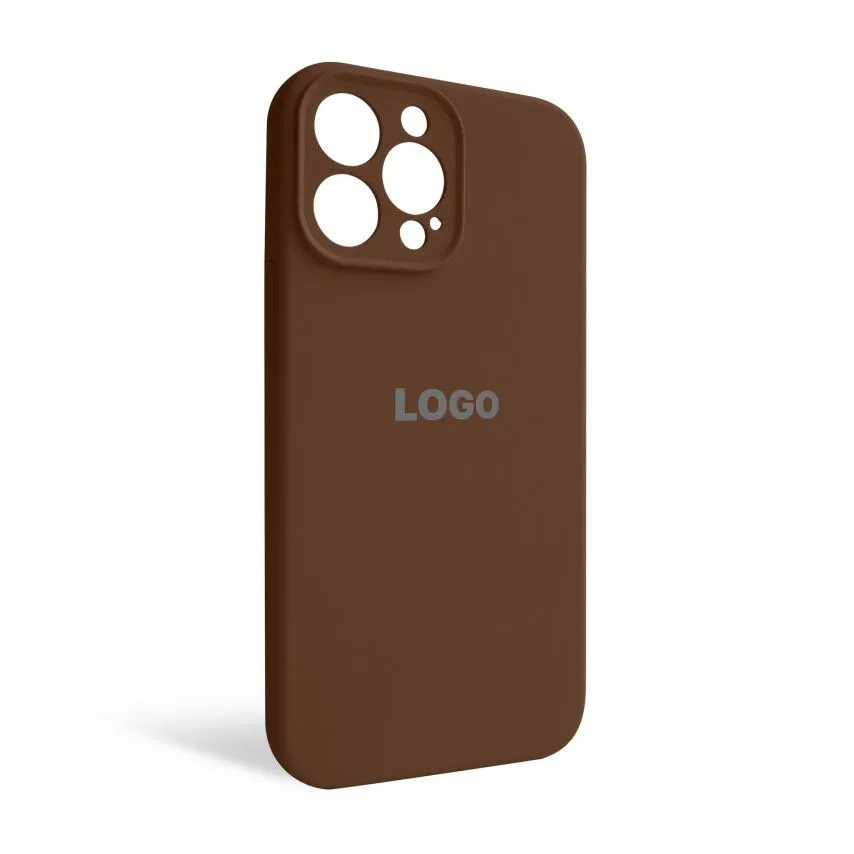 Чохол Silicone Case для Apple iPhone 13 Pro Max силікон коричневий