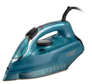Праска Russell Hobbs з парою керамічна 3100 Вт 350 мл Синя