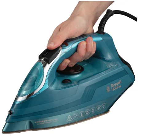 Праска Russell Hobbs з парою керамічна 3100 Вт 350 мл Синя