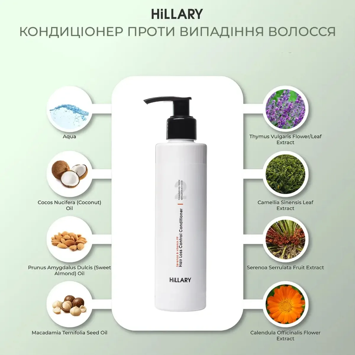 Ензимний пілінг для шкіри голови + Комплекс проти випадіння волосся Hillary Serenoa & РР Hair Loss Control