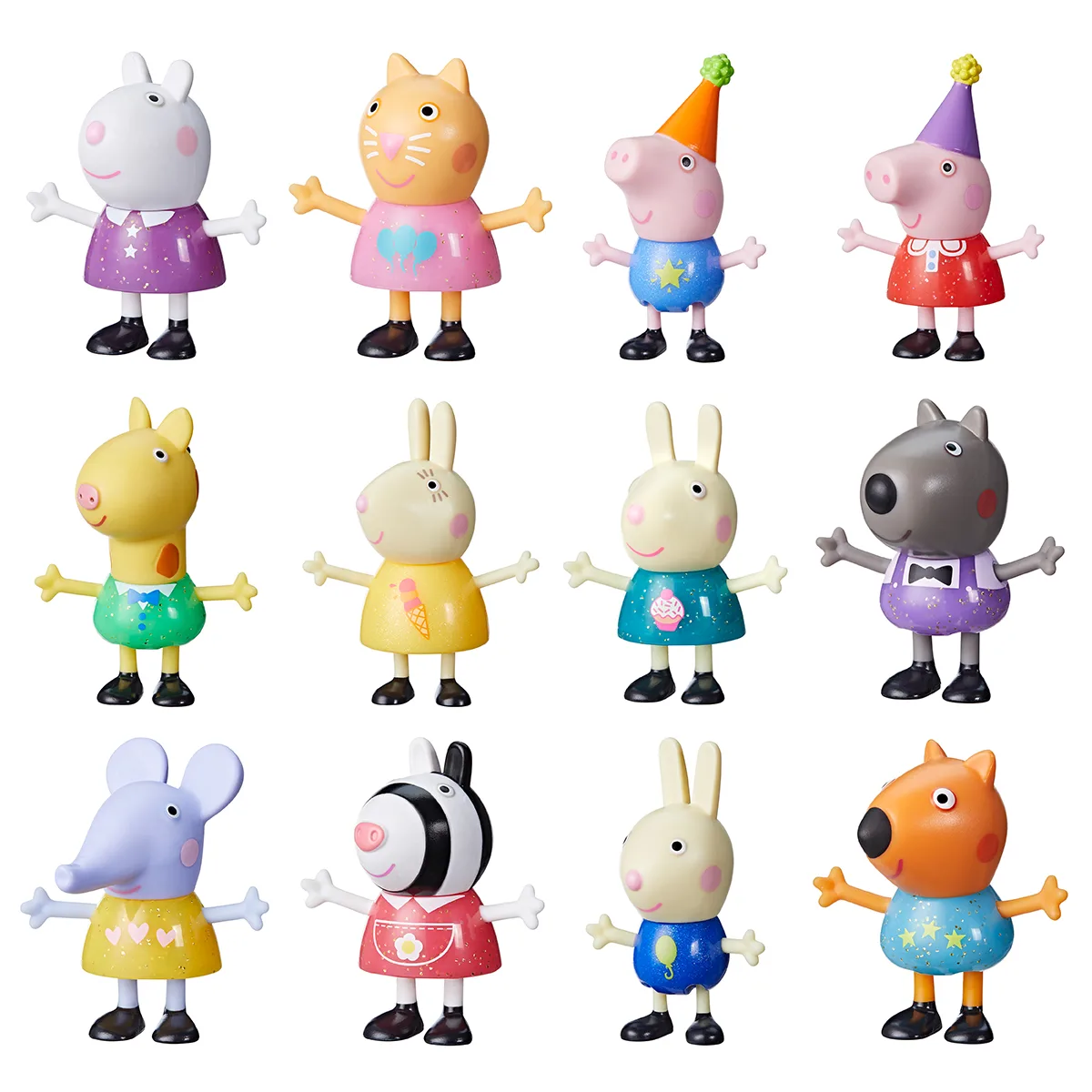 Фигурка Peppa Pig полимерная 7 5 см Разноцветная