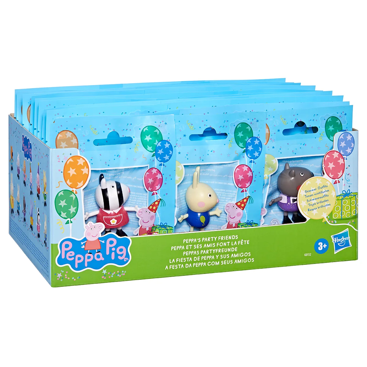 Фигурка Peppa Pig полимерная 7 5 см Разноцветная
