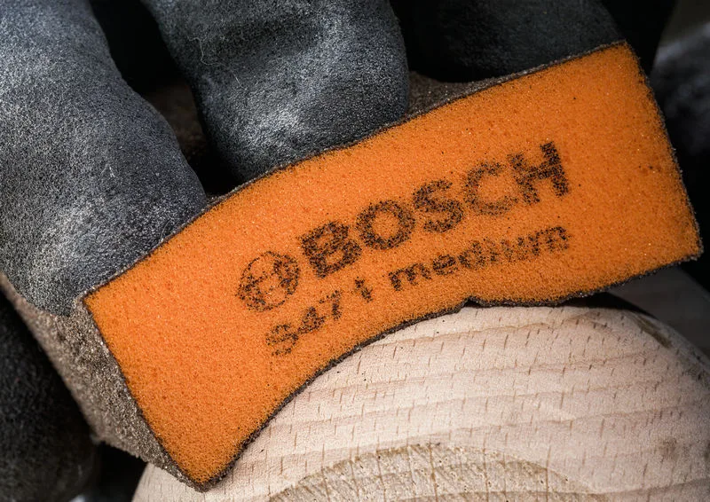 Губки шліфувальні Bosch Professional 3 шт для обробки дерева фарбованих поверхонь шліфувальні матеріали